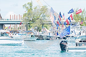 Trump Parade on the Intracoastal Waterway Florida