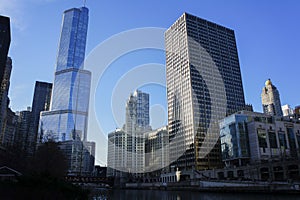 Trump International Hotel & Tower and The Wrigley Building