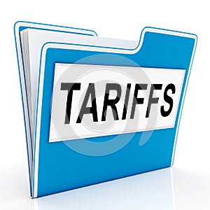Trump Trade Tariffs On China As Tax And Penalty - 3d Illustration