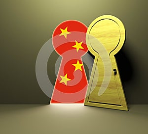 Trump Trade Tariffs On Chinese As Levy And Penalty - 3d Illustration
