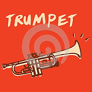 Trumpet vector