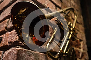 Trumpet Brick Wall