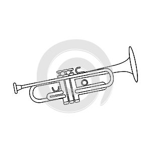 trumpet icon design