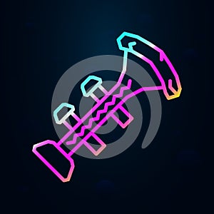 Trumpet, musical instrument nolan icon. Simple thin line, outline vector of dia de muertos icons for ui and ux, website or mobile photo