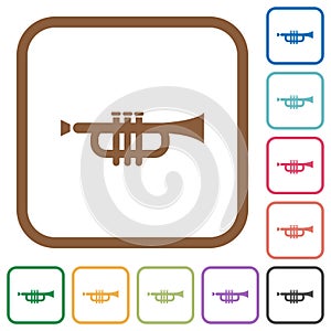 Trumpet simple icons