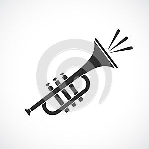 Trumpet vector icon
