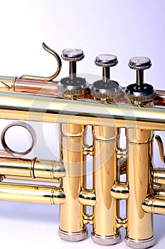 Trumpet Valves close up