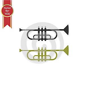 Trumpet vector icon