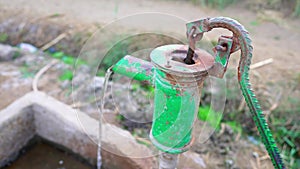 Trumpha, spigot for pumping ground water for agricultural lands