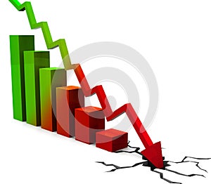 Trumponomics Or Trump Economics Usa Government Finance Failure - 3d Illustration photo