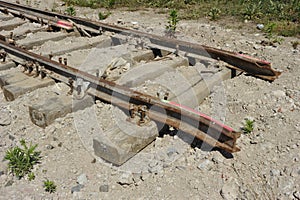 Truncated Railway Track