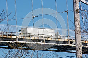 Trunk crossing Sagamore bridge from the Cape onto the mainlands photo