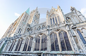 Truro Cathedral in cornwall england uk kernow