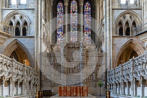 Interior view of the Cathedral in Truro, Cornwall on May 6, 2024