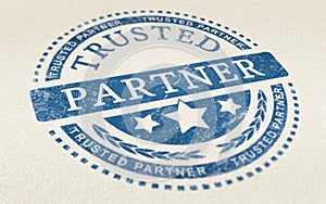 Důvěřovat v obchod partnerství 