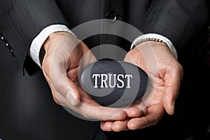 Vertrauen Hände das Geschäft Ethik versicherung 