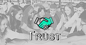 Trust Handshake Partnership Coooperation Graphic Concept