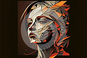 trust human abstract art vector art
