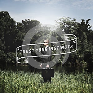 Trust Instinct Feeling Follow Wisdom Inspiration Concept