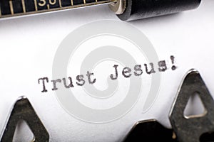 Trust Jesus