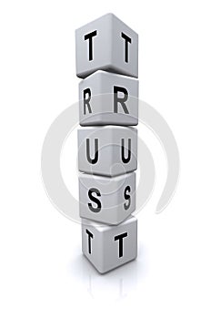 Trust letter cubes