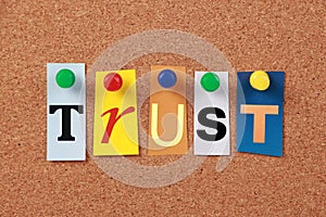 Trust Single Word photo