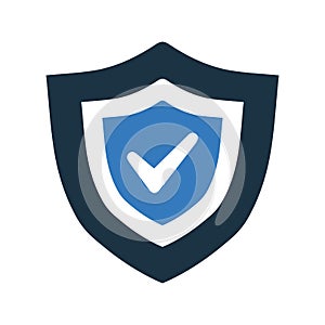 Trust, verify, protect icon. Simple editable vector graphics