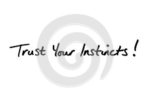 Trust Your Instincts photo