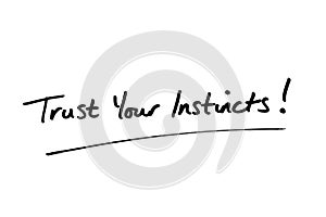 Trust Your Instincts photo