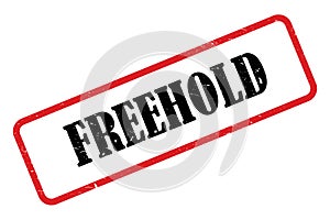 Freehold sign
