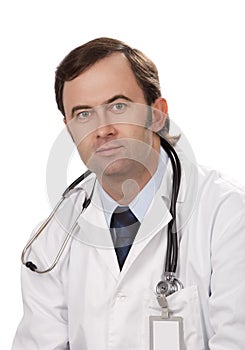 Trustworthy handsome doctor photo