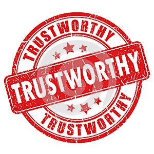 Trustworthy rubber stamp