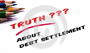 Truth about debt settlement