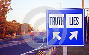 Truth or Lies choices, decision, option.