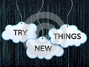 Try new things on cloud banner