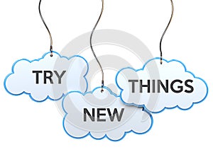 Try new things on cloud banner