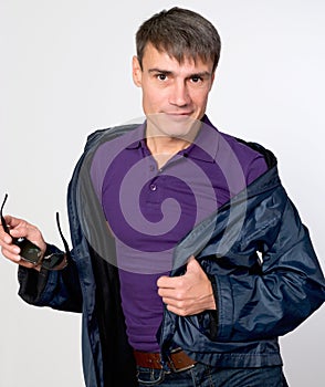 Trying on and purchase.