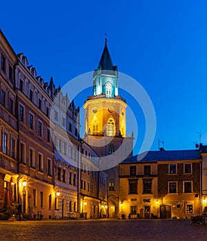 Trynitarska Tower at Sunset