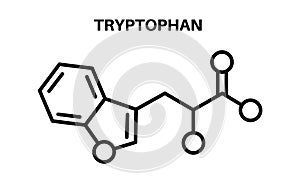 Tryptophan chemical formula