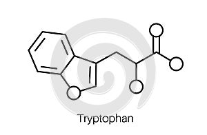 Tryptophan chemical formula