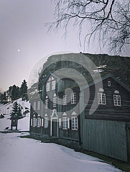 TrÃ¸ndelag Folkemuseum in Trondheim,Norway