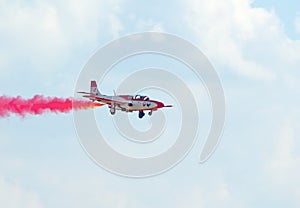 TS-11 Iskra jet from Bialo-Czerwone Iskry team