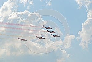 TS-11 jets from Bialo-Czerwone Iskry team