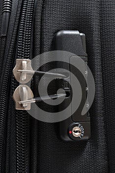 TSA accepted luggage lock photo