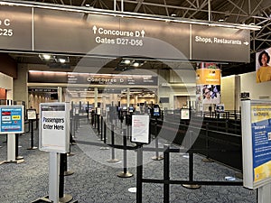 TSA Security Screening at Milwaukee Airport