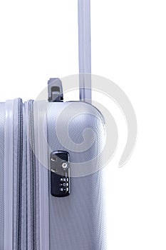 TSA travel lock on a suitcase photo
