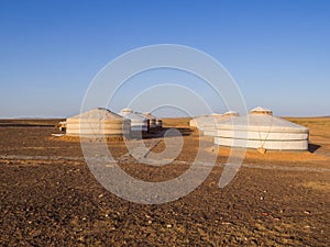 Tsagaan Suvarga Ger Camp, Gobi Desert, Mongolia