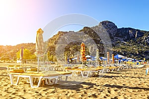 Tsambika beach as most popular tourist destination in Rhodes