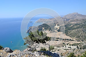 Tsambika beach, Rhodes Island, Greece, Europe