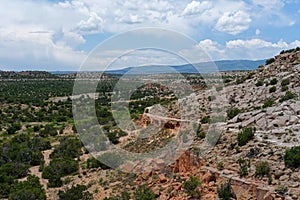 The Tsankawi Trail in Bandelier National Monument